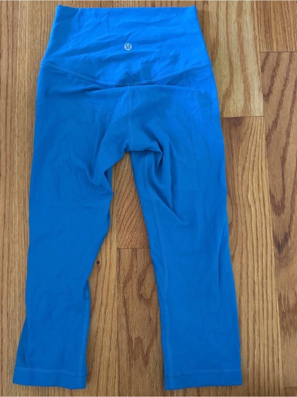 lululemon athletica Bright Blue High-Rise Cropped Leggings